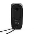 ÷ Altavoces 2.0 hama sonic ls-206 jack 3.5mm alimentado por usb control de volumen color negro