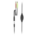 ÷ Headset hama hs-p100 v2 jack 3.5 estero cable 2m color negro