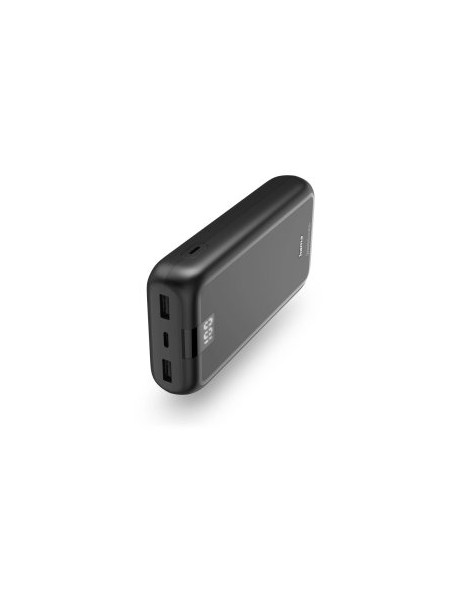 ÷ Powerbank hama performance 20 20000 mah 2xusb-a 1xusb-c indicador de carga color antracita