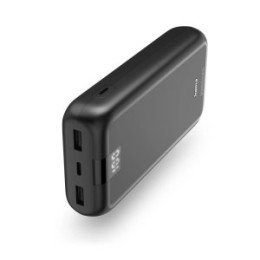÷ Powerbank hama performance 20 20000 mah 2xusb-a 1xusb-c indicador de carga color antracita