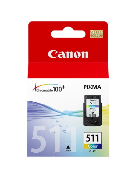 ÷ Tinta original canon cl511 color mp240/260