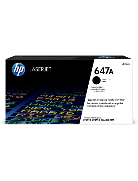 ÷ Tóner original hp ce260a negro 647a 8.500 páginas