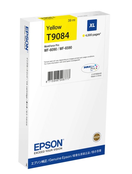 ÷ Tinta original epson t9084 xl amarilla c13t908440 39ml