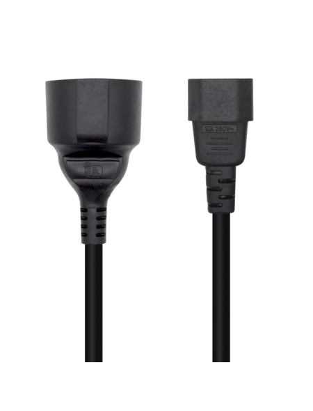 ÷ Aisens - cable alimentacion 16a, c14/m a cee7/h, 25cm