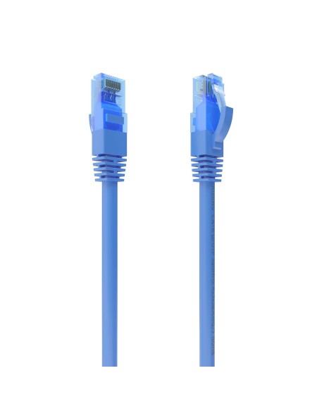 ÷ Aisens - cable de red latiguillo rj45 cat.6 utp awg26 cca, azul, 0.75m