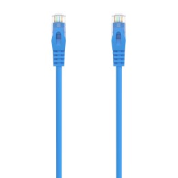 ÷ Aisens - cable de red latiguillo rj45 lszh cat.6a 500 mhz utp awg24, azul, 0.5m