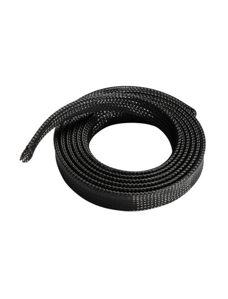 ÷ Aisens organizador de cable poliester 20mm, negro, 1.0m