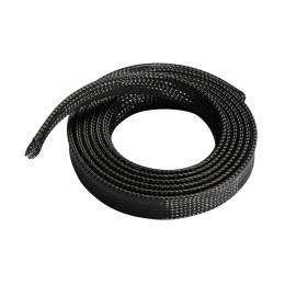 ÷ Aisens organizador de cable poliester 20mm, negro, 1.0m