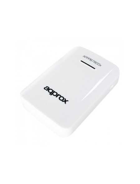 ÷ Approx power bank universal 7800 mah (blanco)