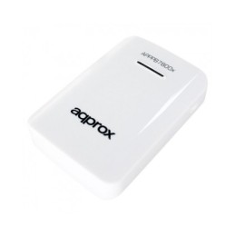 ÷ Approx power bank universal 7800 mah (blanco)