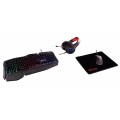 ÷ Talius gaming kit v.2(teclado + raton + auriculares + alfombrilla) black
