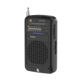 Radio portatil Am-Fm con Antena NT7005 / Altavoz externo / Jack 3.5mm / Negro / One+
