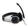 Auriculares con Microfono Conceptronic Polona / estereo / Jack 3.5mm / VoIp / negro - plata / CCHATSTAR2