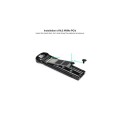 Caja externa SSD M.2 NVMe PCIe Type-C 3.1 Gen2 / Tooq / Aluminio / Negra / TQE-2201B