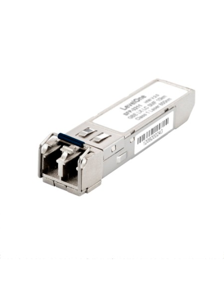 ÷ Transceiver gigabit sfp module level one singlemode 1.25g 1310nm fp-ld 10km duplex lc