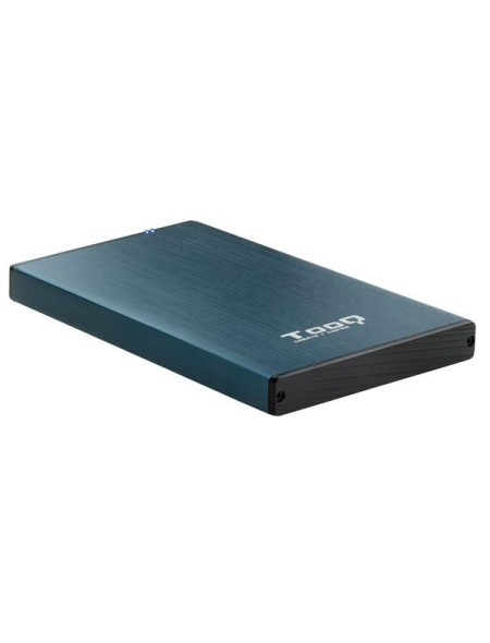 Caja externa aluminio 2.5 USB 3.1 Sata Tooq Azul Pacífico 9.5mm TQE-2527PB