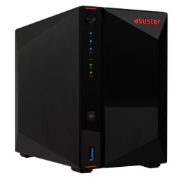 ÷ Servidor nas asustor nimbustor 2 gen2 as5402t 2 bahias 4xm.2 nvme celeron n5105 2.0ghz 4gb hdmi rj45