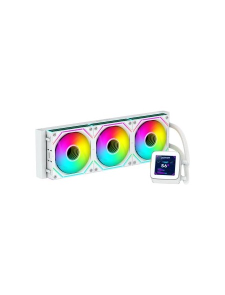 ÷ Sistema de refrigeracion liquida abysm ab336012 oceanic lcd 360 white argb