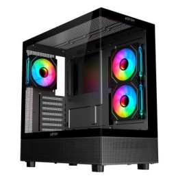 ÷ Caja atx semitorre abysm danube sava h400 prime black 2x3.5