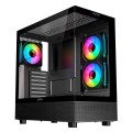 ÷ Caja atx semitorre abysm danube sava h400 prime black 2x3.5