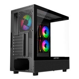 ÷ Caja atx semitorre abysm danube sava h400 prime black 2x3.5