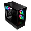 ÷ Caja atx semitorre abysm danube sava h400 prime black 2x3.5