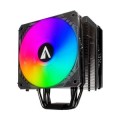 ÷ Ventilador con disipador para cpu abysm ab832407 snow iv argb 120mm color negro