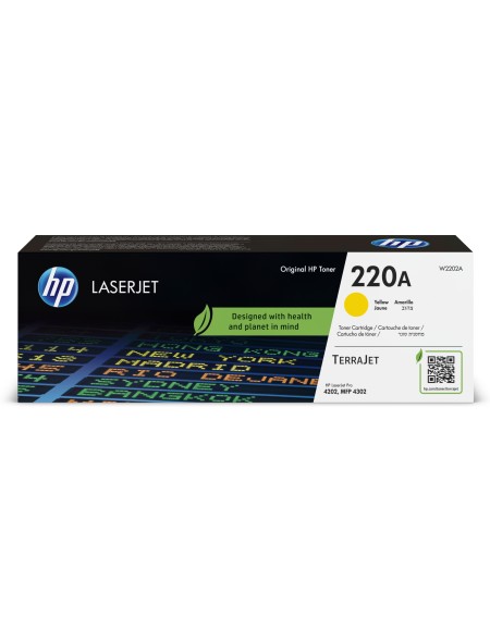 ÷ Tóner original hp w2202a 220a amarillo 1.800 páginas