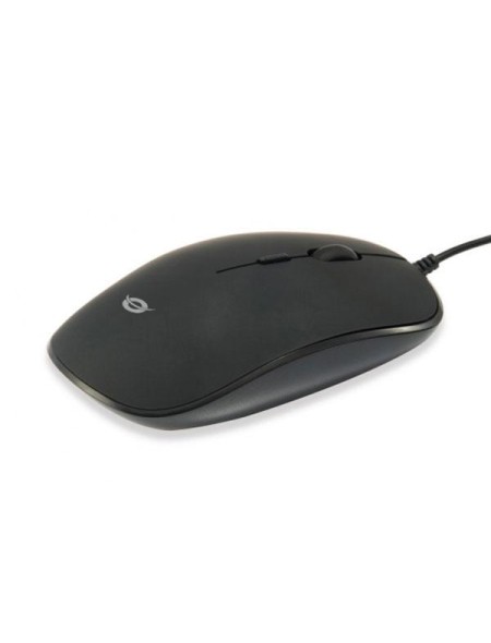 Raton optico Usb Conceptronic Regas / Ambidiestro / 1200 Dpi / Negro / REGAS01B