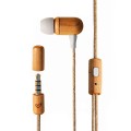 ÷ Auricular energy sistem eco cherry wood jack 3.5mm con microfono, control talk