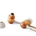 ÷ Auricular energy sistem eco cherry wood jack 3.5mm con microfono, control talk