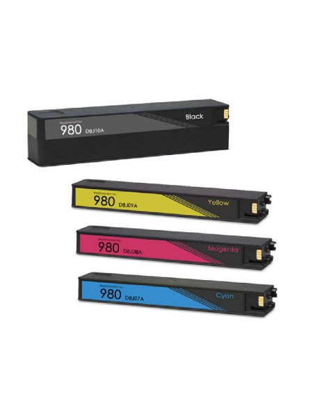 Tinta genérica para HP N980 XL Cian  D8J07A