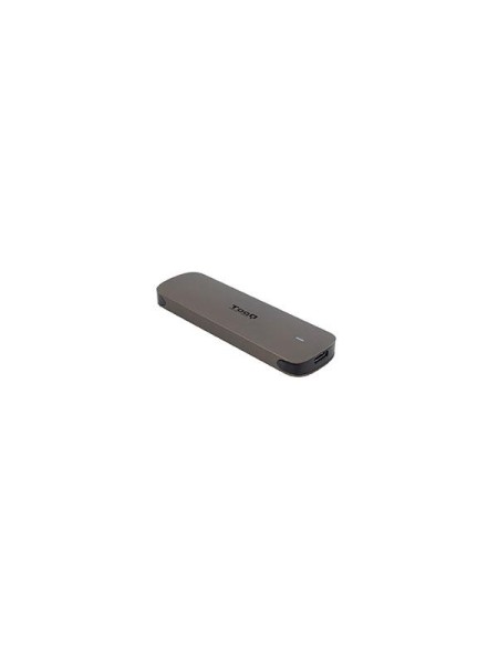 Caja externa SSD M.2 NGFF Type-C 3.1 Gen1 / Tooq / Aluminio / Marrón / TQE-2202BR