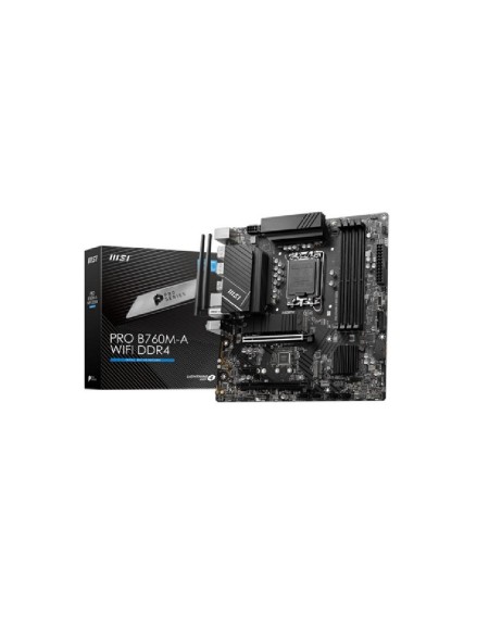 Placa base MSI PRO B760M-A / Socket LGA1700 / ATX / DDR4 / 911-7D99-055