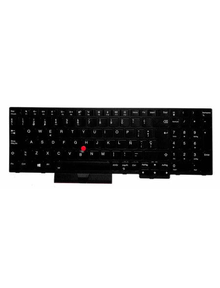 Teclado compatible para portátil LENOVO ThinkPad T570/P51s / negro / 01ER551