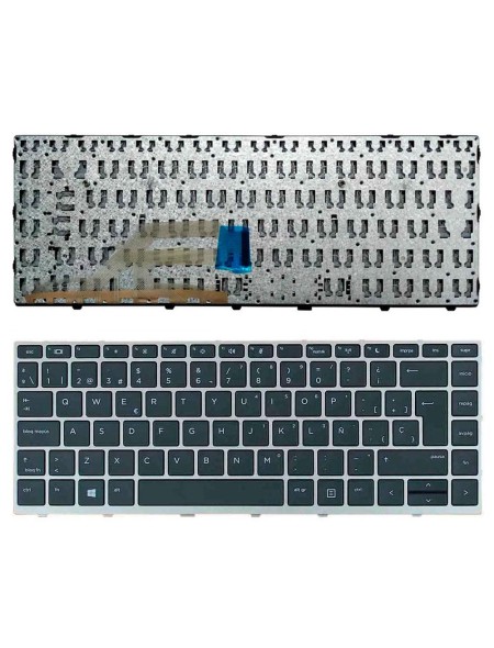 Teclado compatible para portátil HP Probook 430 G5 / 440 G5 / 445 G5 / Marco Plata
