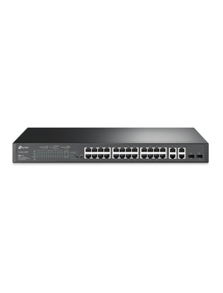 ÷ Switch semigestionmble jetstram tp-link sl2428p 24p poe+ 10/100 y 2 puertos giga + 2 puertos combo g