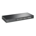 ÷ Switch semigestionmble jetstram tp-link sl2428p 24p poe+ 10/100 y 2 puertos giga + 2 puertos combo g