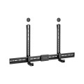 ÷ Soporte de pared fijo o vesa tooq tqsbm-01 para barra de sonido max 15kg color negro