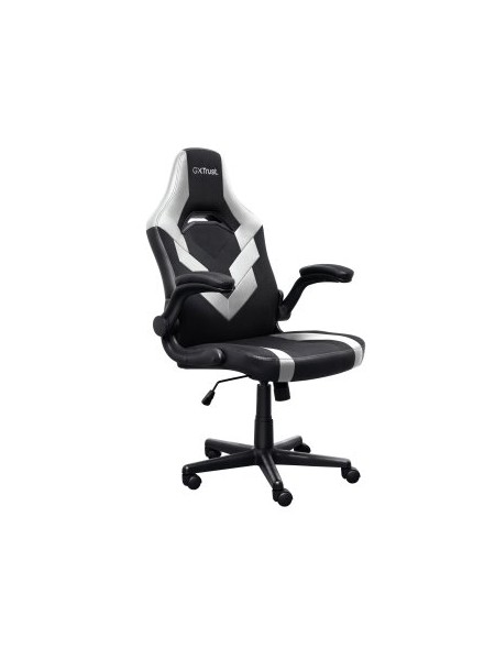 ÷ Silla gamer trust gxt 703 negra/blanca 25130 elevador de gas clase 4 reposabrazos abatibles bloqueo 