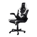÷ Silla gamer trust gxt 703 negra/blanca 25130 elevador de gas clase 4 reposabrazos abatibles bloqueo 