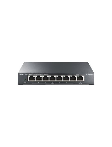 ÷ Switch gestionable reverse poe tp-link rp108ge 7entradas poe y 1salida poe gigabit 1puerto de salida