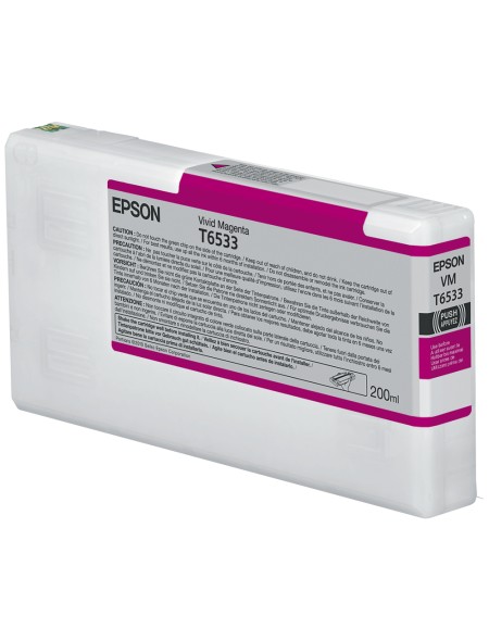 ÷ Tinta original epson t6533 magenta claro c13t653300 200ml