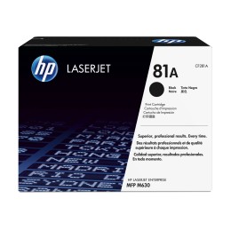 ÷ Tóner original hp cf281a negro 81a 10.500 páginas
