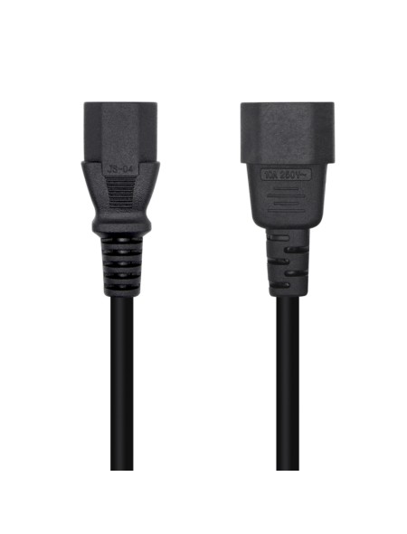 ÷ Aisens - cable alimentacion cpu, c13/h-c14/m, negro, 3.0m