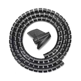 ÷ Aisens organizador de cable en espiral 25mm, negro, 1.0m