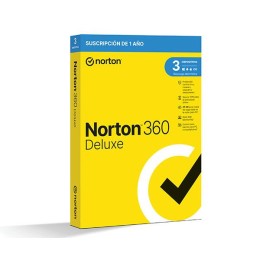 Antivirus Norton 360 Deluxe 25Gb / 1 Usuario / 3 Dispositivos / 1 Año / Box / 21436048