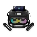 Altavoces Bluetooth Energy Sistem Karaoke / Bluetooth 5.4 / 60W / IPX4 / 2 Microfonos Inalambricos / Luces LED / Verde / 459339