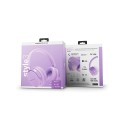 Auriculares Bluetooth Energy Sistem Style 3 / BT5.1 / 25h Bateria / Diseño Plegable / Graves Profundos / Violeta / 453054