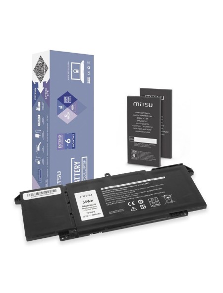 Batería compatible para portátil DELL Latitude 5320 15.2V 3600 mAh Mitsu